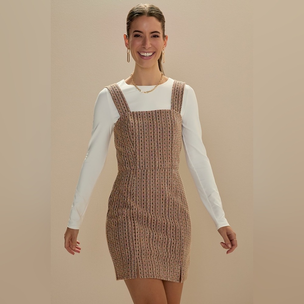 Francesca's Tweed Mini Dress